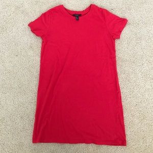 Red Forever 21 T-Shirt Dress